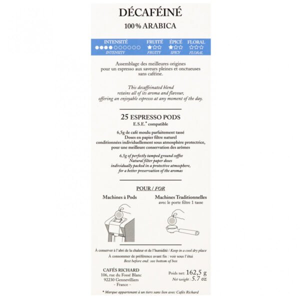 Dosette ESE Décaféiné x25 – Image 3